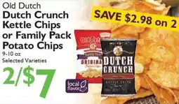 Festival Foods Old Dutch Dutch Crunch kettle chips or family pack potato chips offer