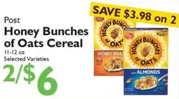 Festival Foods Post honey bunches of oats cereal offer