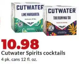 Hy-Vee Cutwater Spirits cocktails offer