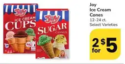Safeway Joy Ice Cream Cones offer