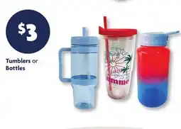 Family Dollar Tumblers or Bottles offer