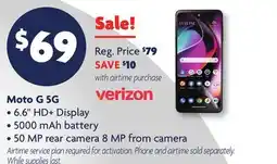 Family Dollar Moto G 5G offer