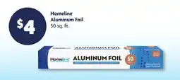 Family Dollar Homeline Aluminum Foil offer