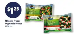 Family Dollar TJ Farms Frozen Vegetable Blends offer