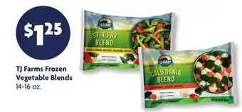 Family Dollar TJ Farms Frozen Vegetable Blends offer