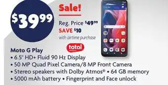 Family Dollar Moto G Play offer