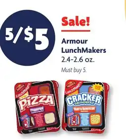 Family Dollar Armour LunchMakers offer