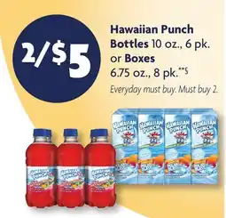 Family Dollar Hawaiian Punch Bottles offer