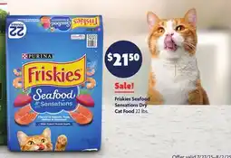 Family Dollar Friskies Seafood Sensations Dry Cat Food offer