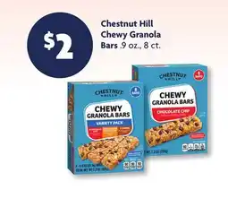 Family Dollar Chestnut Hill Chewy Granola Bars offer