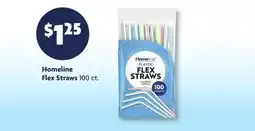 Family Dollar Homeline Flex Straws offer