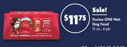 Family Dollar Purina ONE Wet Dog Food offer
