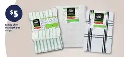 Family Dollar Family Chef Dishcloth Sets offer