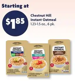 Family Dollar Chestnut Hill Instant Oatmeal offer