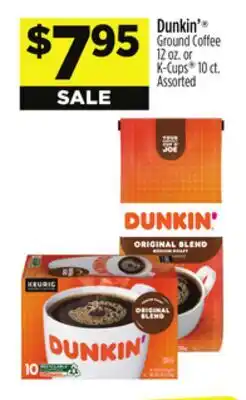 Dollar General Dunkin' Ground K Cups offer