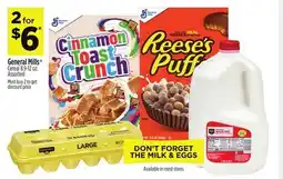 Dollar General General Mills Cereal offer
