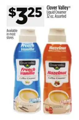 Dollar General Clover Valley Liquid Creamer offer