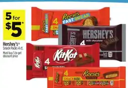 Dollar General Hershey's Snack Packs offer