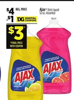 Dollar General Ajax Dish Liquid offer