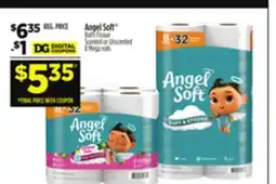 Dollar General Angel Soft Bath Tissue Scented or Unscented offer