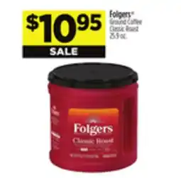 Dollar General Folgers Ground Coffee Classic Roast offer
