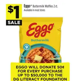 Dollar General Eggo Buttermilk Waffles offer