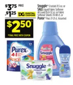 Dollar General Snuggle , Purex offer