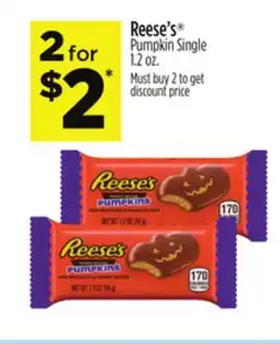 Dollar General Reese's Pumpkin Single offer