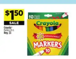 Dollar General Crayola Markers offer