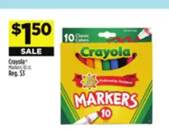 Dollar General Crayola Markers offer