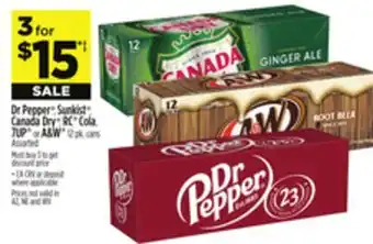 Dollar General Dr Pepper , Sunkist , Canada Dry , RC Cola, 7UP or A & W offer