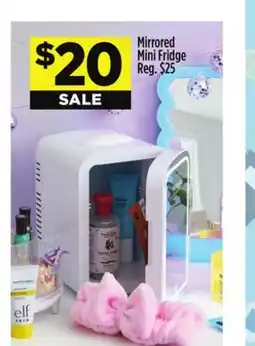 Dollar General Mirrored Mini Fridge offer