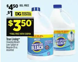 Dollar General True Living Cleaning Bleach offer