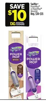 Dollar General Swiffer PowerMop or PowerMop Wood Kit offer