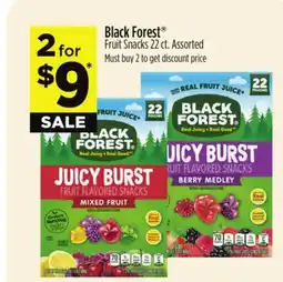 Dollar General Black Forest Fruit Snacks offer