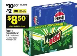 Dollar General Pepsi or Mountain Dew offer