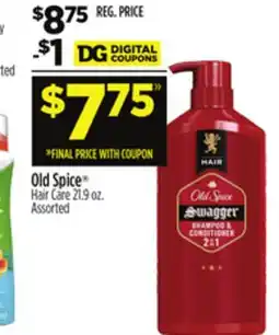 Dollar General Old Spice Hair Care offer