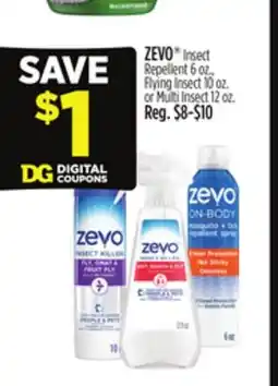 Dollar General ZEVO Insect Repellent offer