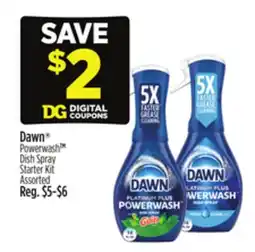 Dollar General Dawn Powerwash Dish Spray Starter Kit offer
