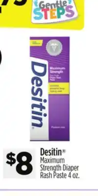 Dollar General Desitin Maximum Strength Diaper Rash Paste offer