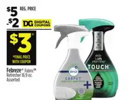 Dollar General Febreze Fabric Refresher offer