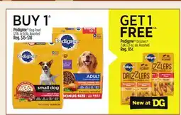 Dollar General Pedigree Dog Food offer