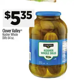 Dollar General Clover Valley Kosher Whole Dills offer
