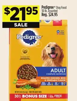 Dollar General Pedigree Dog Food offer