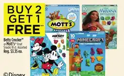 Dollar General Betty Crocker TM or Mott's Fruit Snacks offer