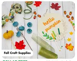 Dollar Tree Fall Craft Supplies offer