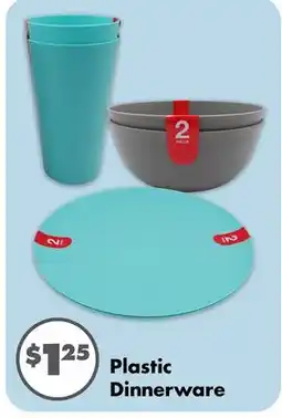 Dollar Tree Plastic Dinnerware offer