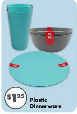 Dollar Tree Plastic Dinnerware offer