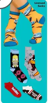 Dollar Tree Licensed Socks offer