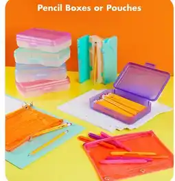 Dollar Tree Pencil Boxes or Pouches offer